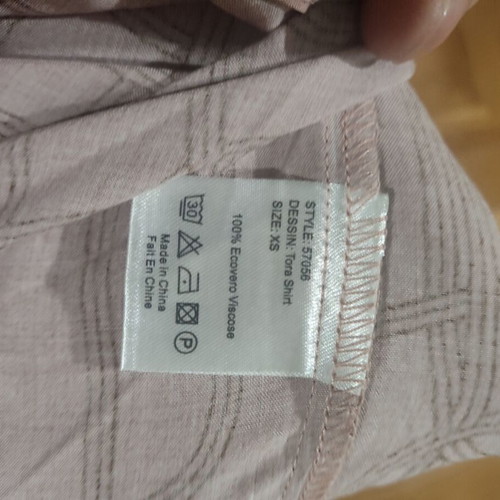 I Say Pink Shirt With Wing Sleeves And Rope Print New