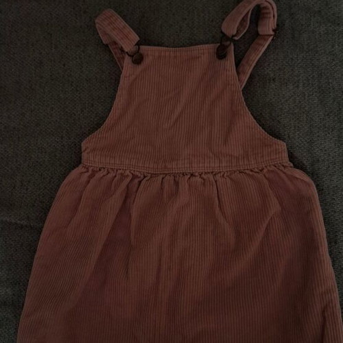 Zara corduroy salopette like new, size 3-4 years, pink