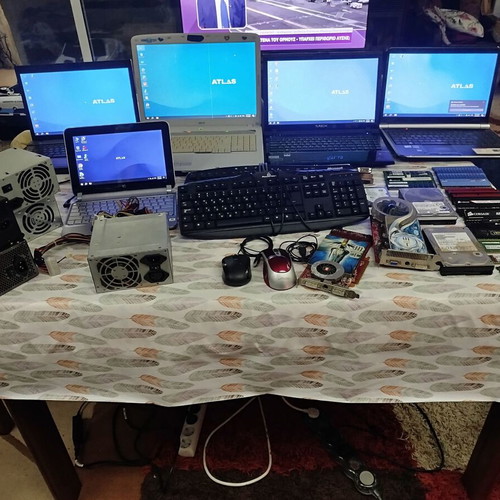 Large electronic and computer equipment pack used