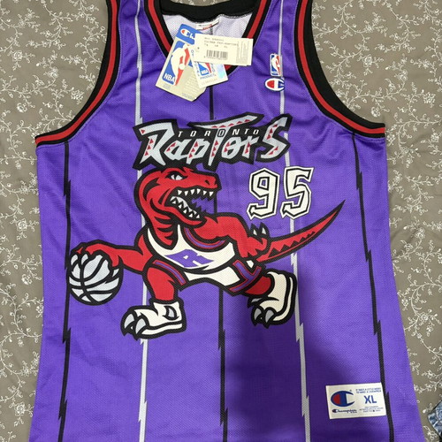 Vintage Toronto Raptors 1995 Champion jersey XL brand new with tags