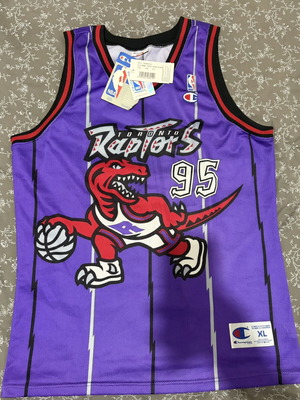 Vintage Toronto Raptors 1995 Champion jersey XL brand new with tags
