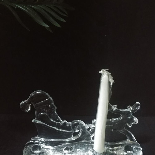 Kosta Boda Christmas Candlestick Bertil Vallien like new