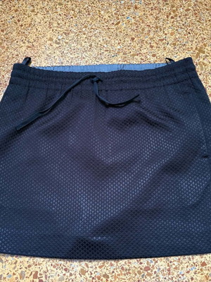 Zadig & Voltaire Josa Bis Deluxe Diamond-Quilted Mini Skirt like new, black