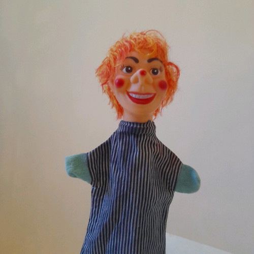 Vintage puppet theater figure in excellent condition
