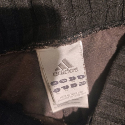 Adidas women's tracksuit used, velvet, black-gray, size L