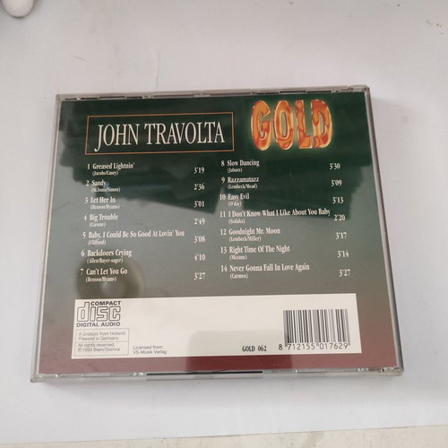 John Travolta Gold CD like new, rock