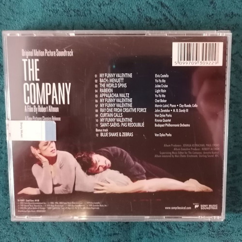 The Company Original Motion Picture Soundtrack and DVD like new, classical
