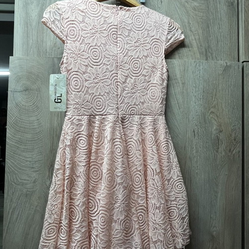 Women's dress new with tag, elegant pink lace