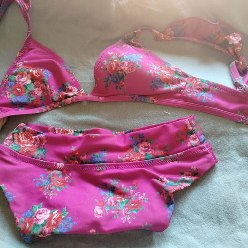 Karavan swimsuit small used, colorful, adjustable straps