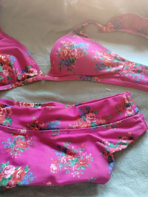 Karavan swimsuit small used, colorful, adjustable straps
