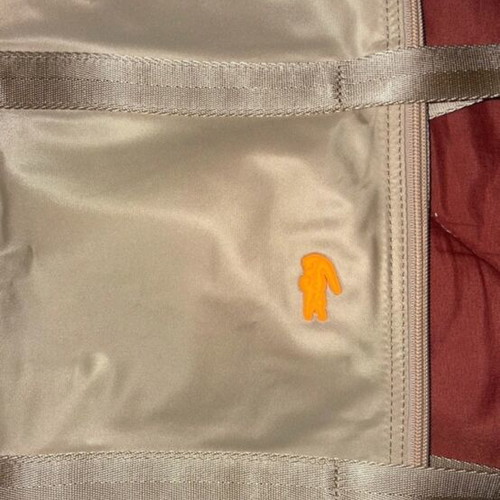 Lacoste tote bag beige new, waterproof polyester