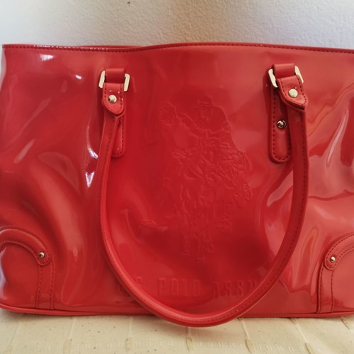 Polo Club shoulder bag large used coral