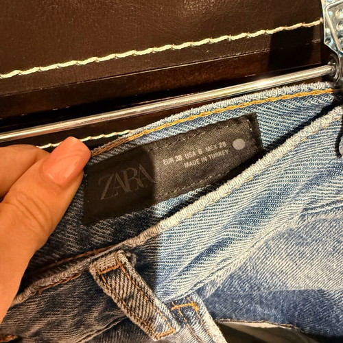 Zara Wide Leg Jeans Like New, Blue, Size M