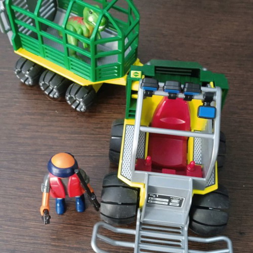 Playmobil used with figures and vehicle