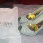 SATRYANI PEEP TOE HEELS