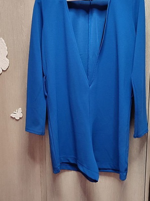 Playsuit ολόσωμη φόρμα μπλε ρουά S/M