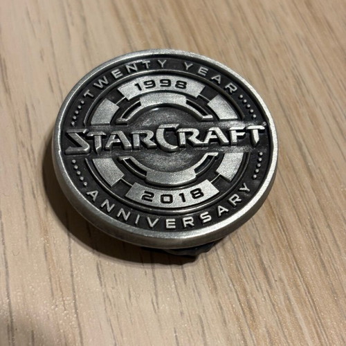 StarCraft 20 Years Anniversary Official Blizzard Pin used