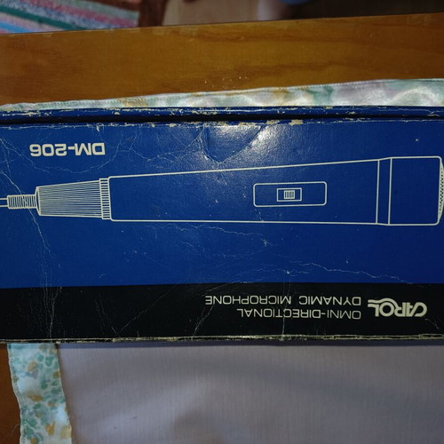 Apollo DM-206 vintage δυναμικό μικρόφωνο με αυθεντικό κουτί μεταχειρισμένο