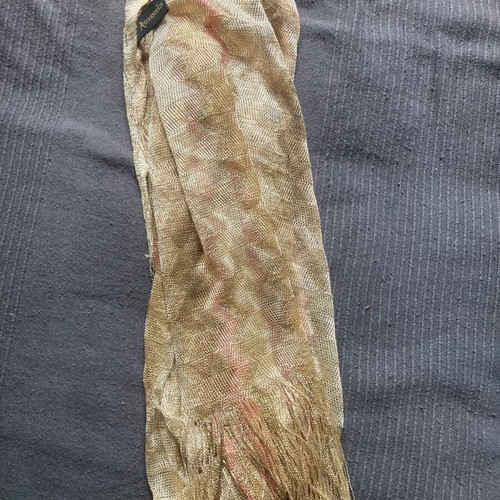 Gold scarf used like new for evening wear