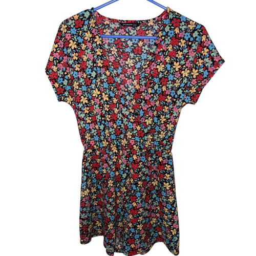 Stradivarius multicolor floral romper