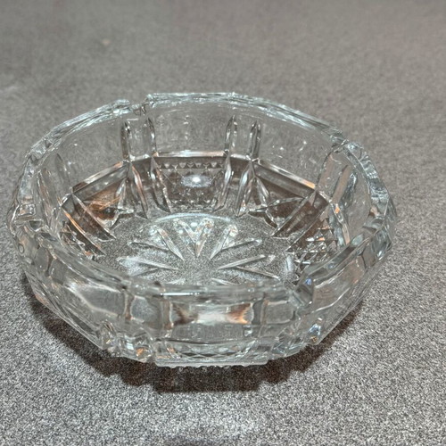 Excalibur crystal ashtrays new, made in Italy