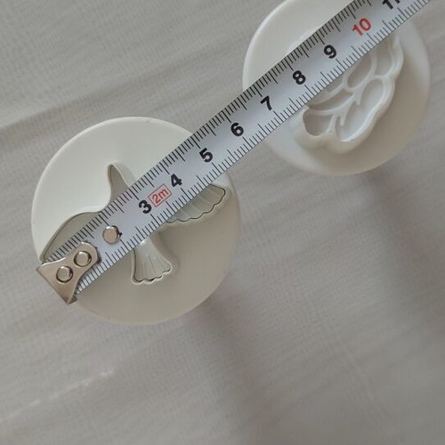Wedding and Love Cookie Cutters Set like new, 10 pieces, metal and plunger