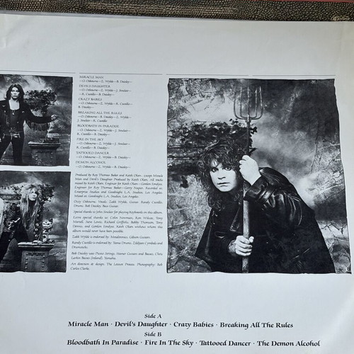 Ozzy Osbourne No Rest for the Wicked collectible vinyl