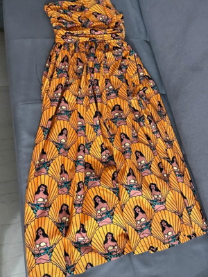 Karavan maxi dress small in like new condition, orange
