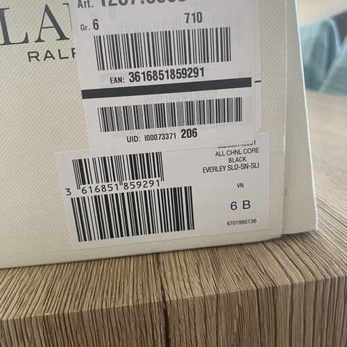Ralf Lauren leather mules like new, size 36