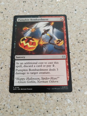 Magic the Gathering κάρτα Pumpkin Bombardment καινούργια