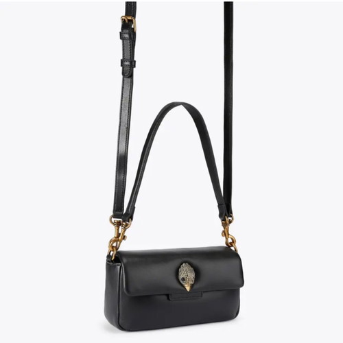 Kurt Geiger bag new, black with gold details, crossbody