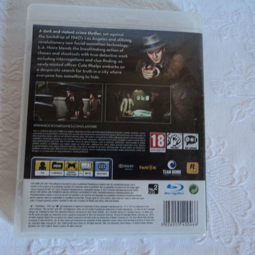 L.A. Noire παιχνίδι PS3 με φυλλάδιο