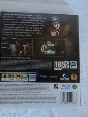 L.A. Noire παιχνίδι PS3 με φυλλάδιο