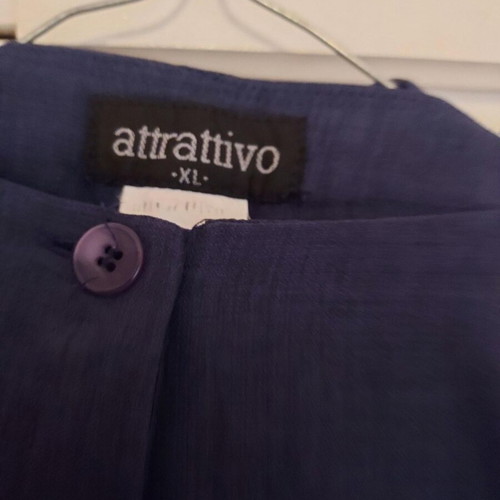 Attrattivo summer suit like new, set jacket L trousers XL dark blue