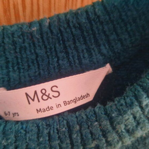 Marks & Spencer festive sweater like new, multicolored green