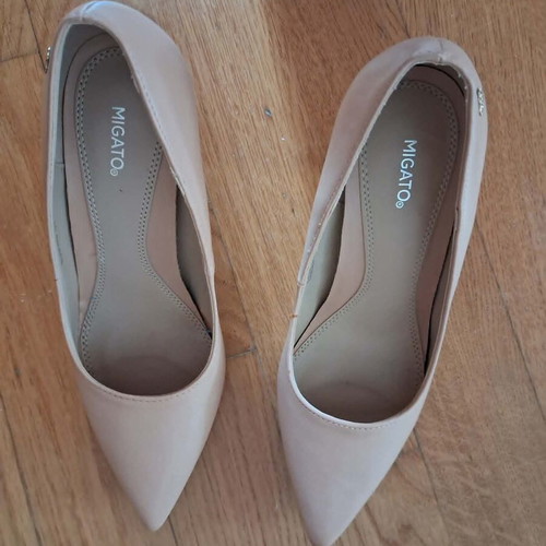Migato beige pumps like new, heel height 8 cm, size 37