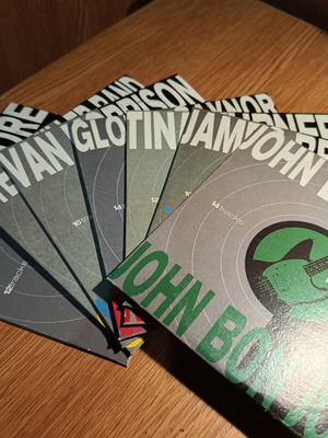 Rock music CD collection, 7 original paper sleeves