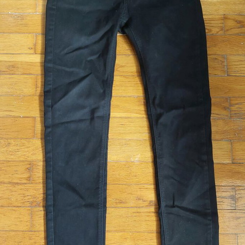 Black skinny high-waisted jeans Stradivarius size 38 like new