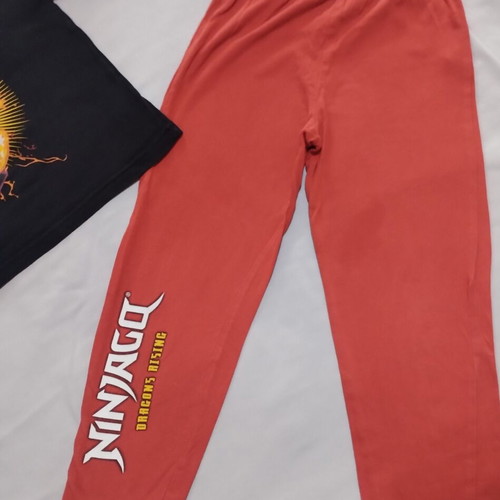 Ninjago pajamas size 116 cm like new, black and red