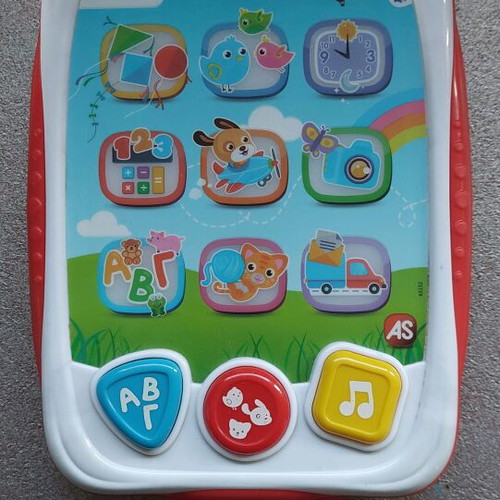 Clementoni AS Baby Tablet Educational Toy used