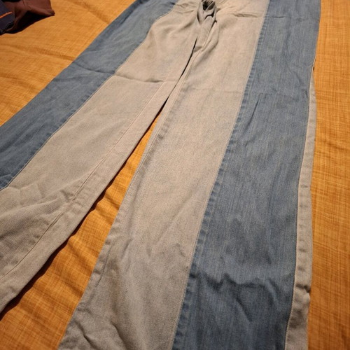 Stradivarius two-tone wide leg jeans size 34 like new