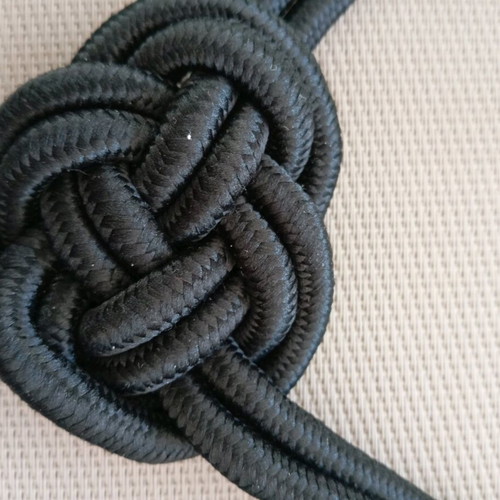 Handmade necklace like new, black, original design