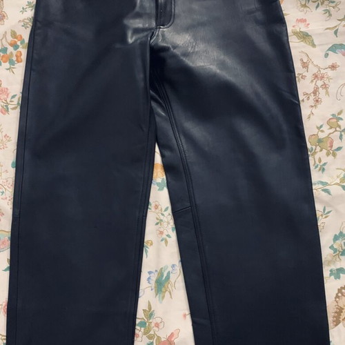 AKASO 100% Real Leather Vintage Trousers, Size L