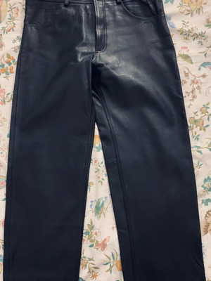 AKASO 100% Real Leather Vintage Trousers, Size L