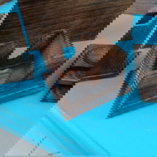 Σετ οργάνωσης γραφείου vintage 3τμχ μεταχειρισμένο με ξύλινα στοιχεία