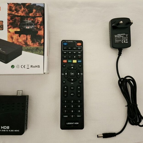 Legent HD8 digital TV receiver DVB-T2 H.265 HEVC