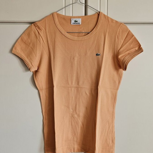 Lacoste basic t-shirt, orange, size M