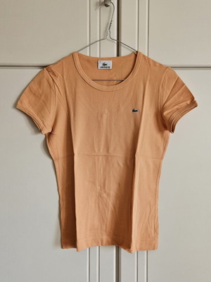 Lacoste basic t-shirt, orange, size M