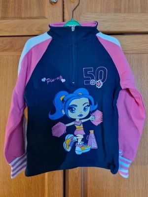 Children's fleece cotton set for girl new, blue and pink