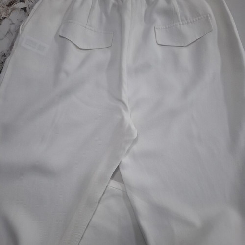 Zara high-waisted white pants with pleats size XS like new